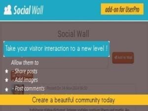 Wtyczka Addon Plugin Social Wall Addon for UserPro