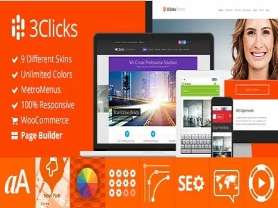 Szablon Themeforest 3Clicks Responsive Multi-Purpose WordPress Theme