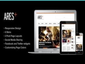 Szablon Themeforest Ares Blog Magazine Newspaper Template