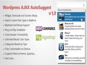Wordpress Ajax Search & Autosuggest Plugin Wtyczka Addon Plugin Wordpress Ajax Search & Autosuggest Plugin