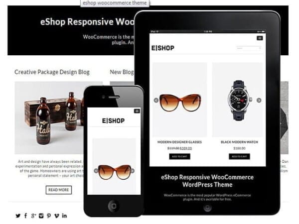 Szablon Dessign Eshop Woocommerce Themes | Sklep z dodatkami premium WP Allkeystore.pl