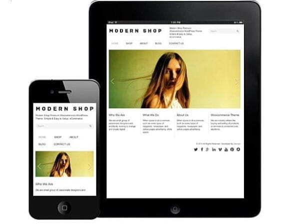 Szablon Dessign Modern Shop Woocommerce Themes