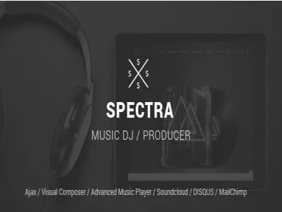 Szablon Spectra – Wordpress Music & Events Theme