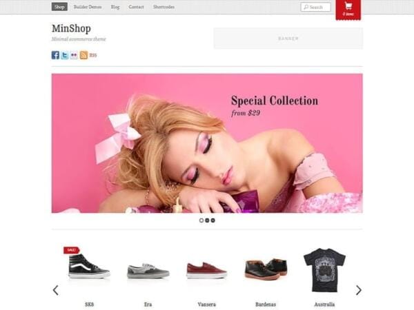 Szablon Themify Minshop Woocommerce Themes