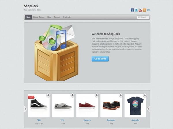 Szablon Themify Shopdock Woocommerce Themes