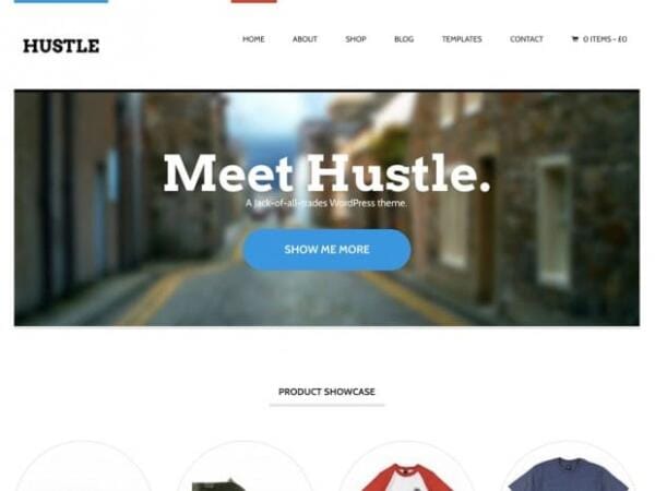 Szablon Woothemes Hustle Woocommerce Themes