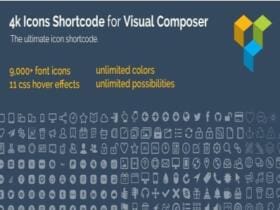 4K Icon Fonts For Visual Composer Wtyczka Addon Plugin 4K Icon Fonts For Visual Composer