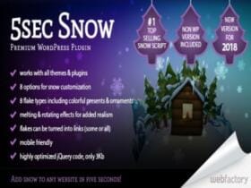 5Sec Snow Wordpress Plugin Wtyczka Addon Plugin 5Sec Snow Wordpress Plugin