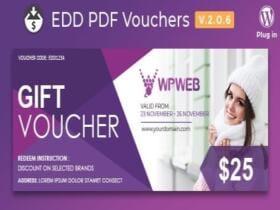 Wtyczka Addon Plugin Easy Digital Downloads – Pdf Vouchers