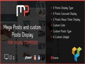 Mega Posts Display For Visual Composer Wtyczka Mega Posts Display For Visual Composer