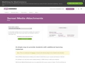Sensei Media Attachments Wtyczka Sensei Media Attachments
