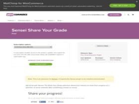 Sensei Share Your Grade Wtyczka Sensei Share Your Grade