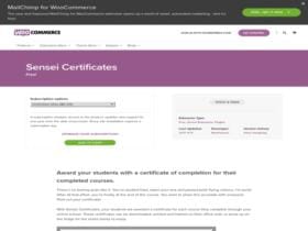 Sensei Certificates Wtyczka Sensei Certificates