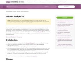 Sensei Badgeos Wtyczka Sensei Badgeos