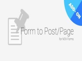 Nex-Forms – Form To Post/Page Add-On Wtyczka Nex-Forms – Form To Post/Page Add-On