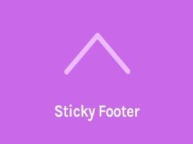 Wtyczka Oceanwp Sticky Footer Addon