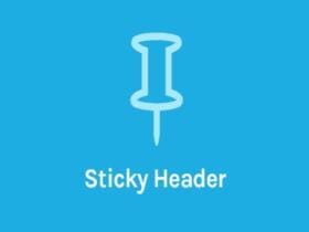 Wtyczka Oceanwp Sticky Header Addon