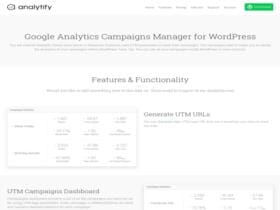Wtyczka Analytify Pro Campaigns Extension