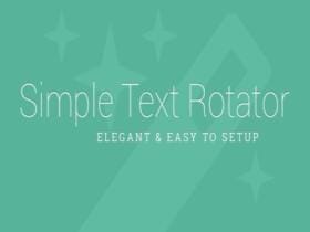 Wtyczka Simple Text Rotator WordPress Plugin