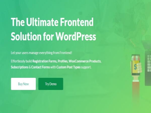 Wtyczka WP User Frontend Pro | Sklep z dodatkami premium WP Allkeystore.pl