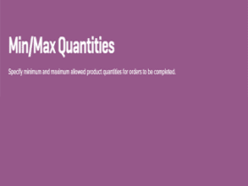 Wtyczka WooCommerce Min Max Quantities | Sklep z dodatkami premium WP Allkeystore.pl