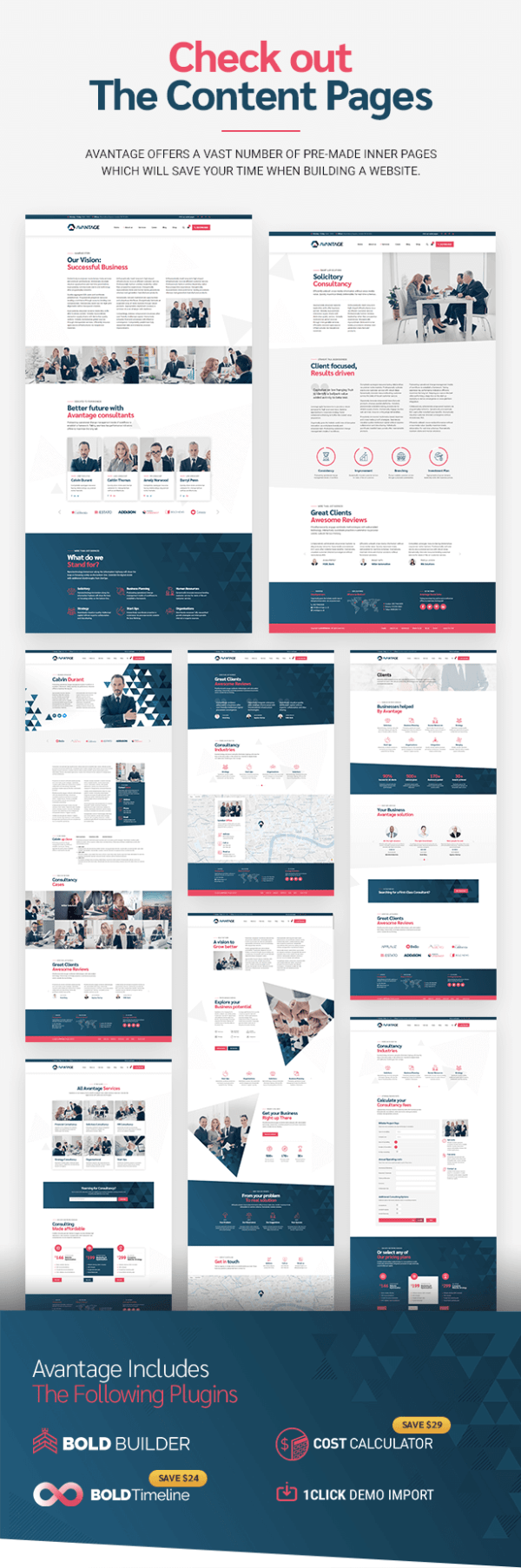 Szablon Avantage - Business Consulting WordPress Theme | Sklep z dodatkami premium WP Allkeystore.pl