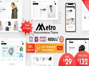 Szablon Metro - Minimal WooCommerce WordPress Theme | Sklep z dodatkami premium WP Allkeystore.pl