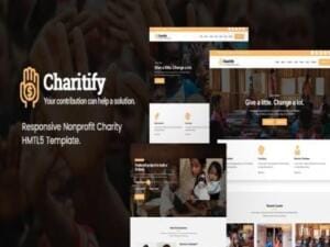 Szablon Charitify - NGO Charity Fundraising HTML Template | Sklep z dodatkami premium WP Allkeystore.pl