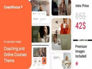 Szablon CoachFocus Coaching Online Courses WordPress Theme | Sklep z dodatkami premium WP Allkeystore.pl