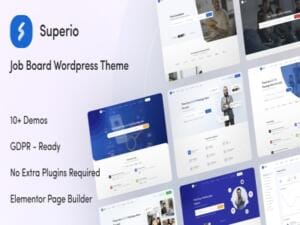 Szablon Superio Job Search WordPress Theme | Sklep z dodatkami premium WP Allkeystore.pl