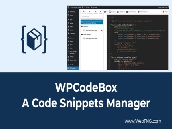 Wtyczka WPCodeBox - The easiest way to add Code Snippets to WordPress | Sklep z dodatkami premium WP Allkeystore.pl