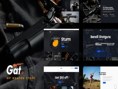 Gat Gun Weapon Store WordPress Theme | Sklep z dodatkami premium WP Allkeystore.pl Szablon Gat Gun Weapon Store WordPress Theme | Sklep z dodatkami premium WP Allkeystore.pl