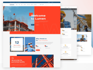 Szablon Lumen Multipurpose Theme For Constructions and Architecture | Sklep z dodatkami premium WP Allkeystore.pl