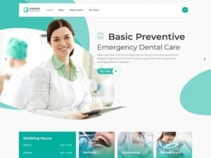 Venus Modern Theme For Medicine and Clinics Websites