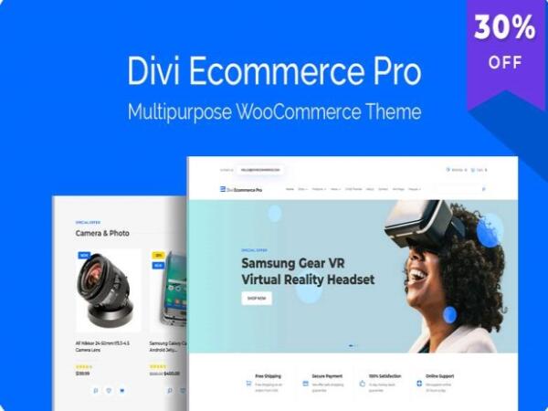 Szablon Divi Ecommerce Pro