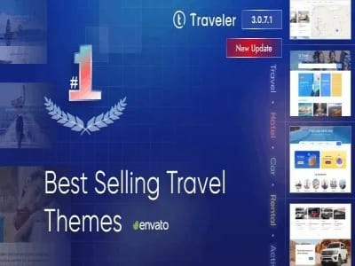 Traveler Travel Booking WordPress Theme | Sklep z dodatkami premium WP Allkeystore.pl Traveler Travel Booking WordPress Theme