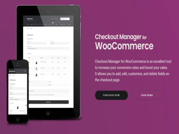 Wtyczka Checkout Manager for WooCommerce