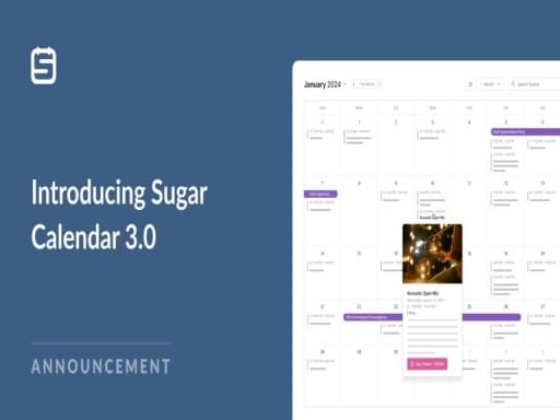 Sugar Calendar Pro | Sklep z dodatkami premium WP Allkeystore.pl Sugar Calendar Pro